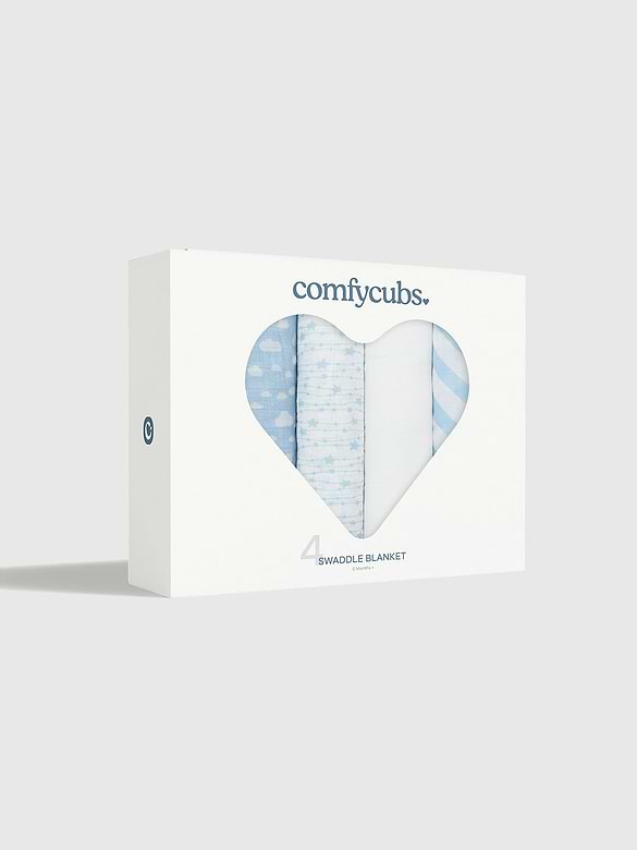 Comfy Cubs Muslin Swaddle Blankets