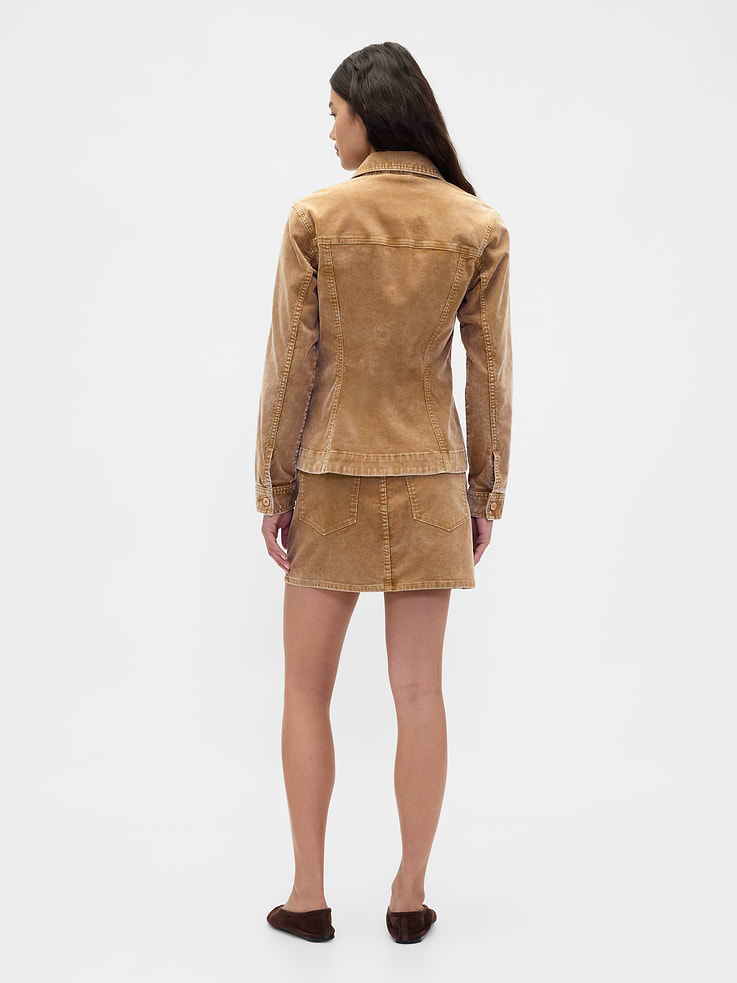 Image number 2 showing, Corduroy Mini Skirt