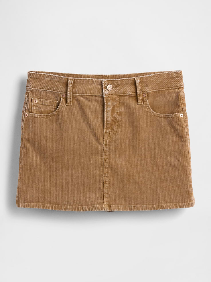 Image number 5 showing, Corduroy Mini Skirt