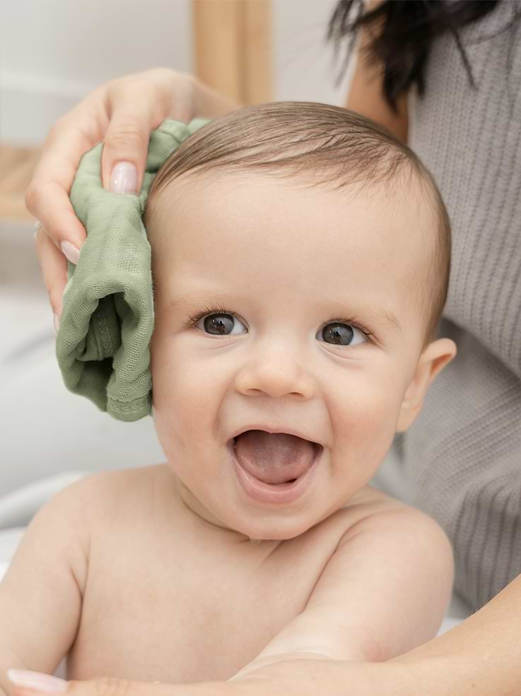 Image 4 of 5, Comfy Cubs Muslin Washcloths