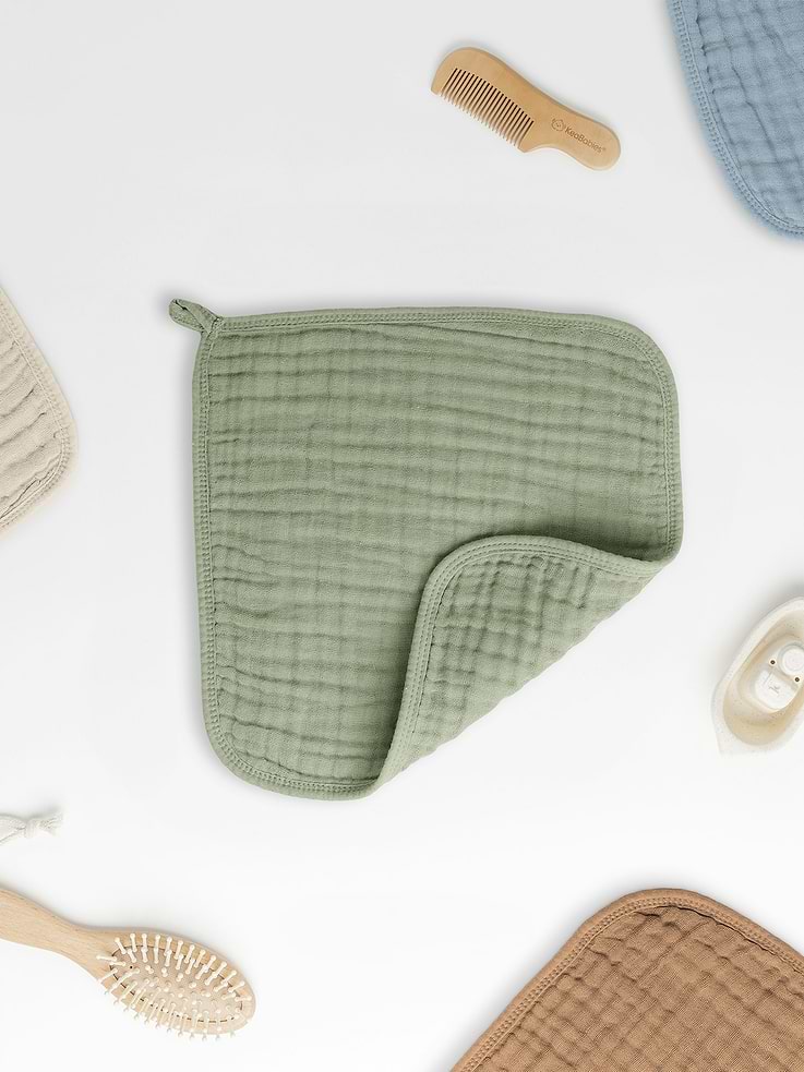 Image 5 of 5, Comfy Cubs Muslin Washcloths