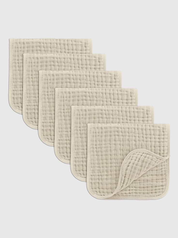 Image number 1 showing, Comfy Cubs Muslin Burp Cloths