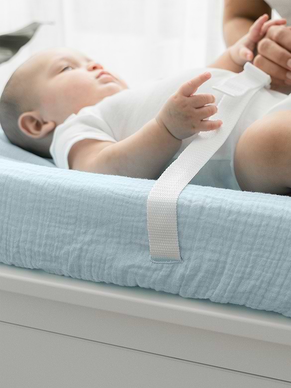Comfy Cubs Muslin Fitted Changing Pad Cover