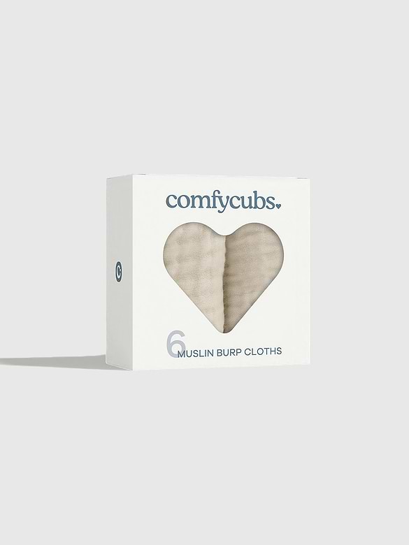 Comfy Cubs Muslin Burp Cloths