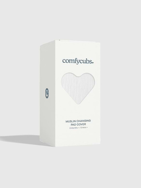 Comfy Cubs Muslin Fitted Changing Pad Cover