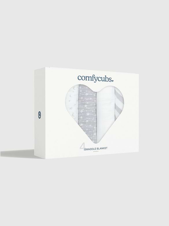 Comfy Cubs Muslin Swaddle Blankets