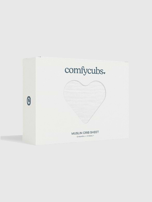 Comfy Cubs Muslin Fitted Crib Sheet