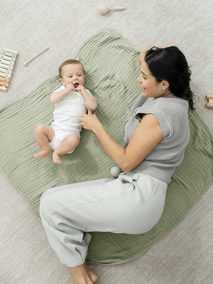Image number 4 showing, Comfy Cubs Baby Muslin Blanket
