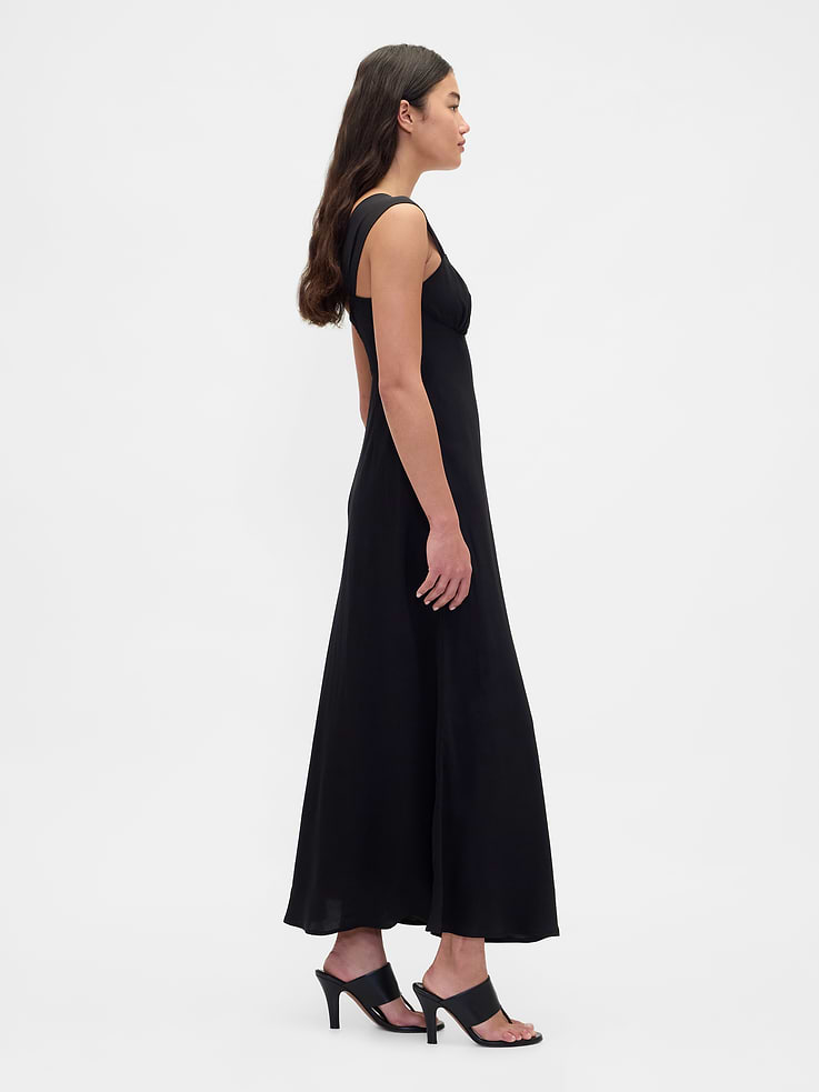 Image number 3 showing, Mixed Media Maxi Dress