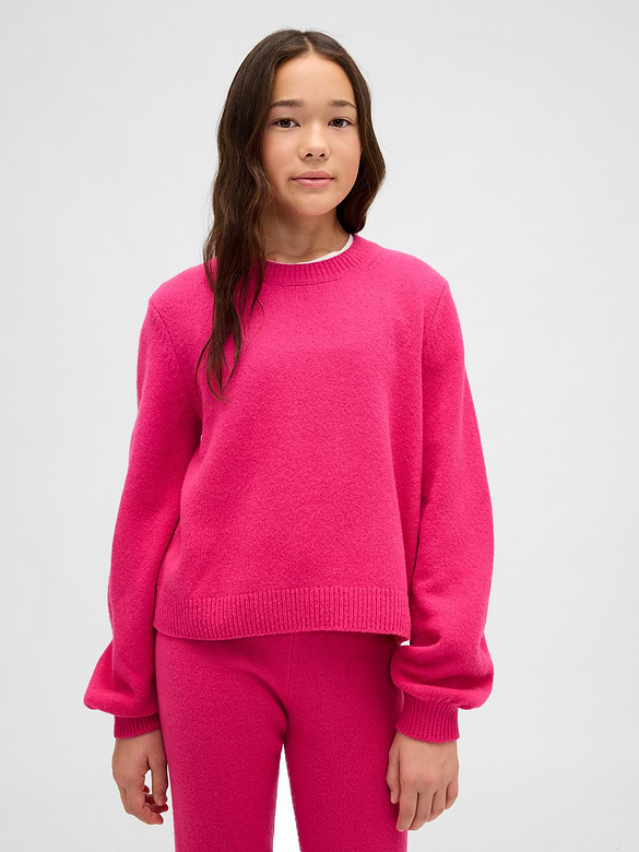 Kids CashSoft Crewneck Sweater