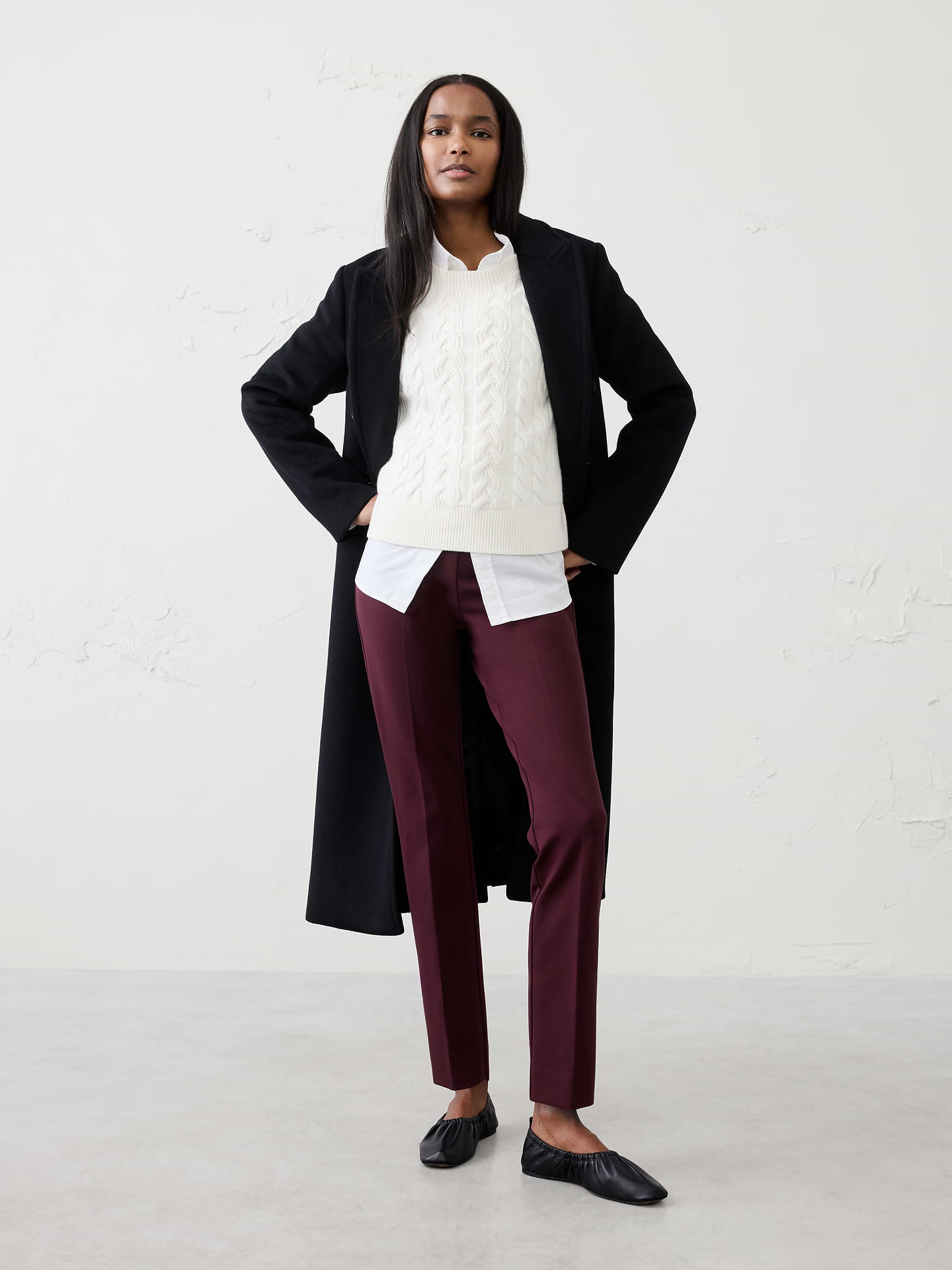 Image number 1 showing, Skinny Ponte Pull-On Pant