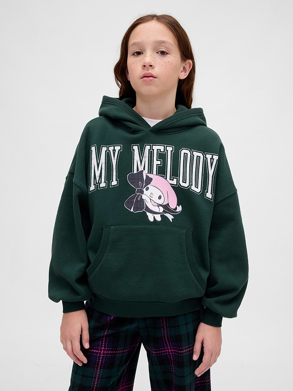 Kids VintageSoft Oversized Hello Kitty Hoodie
