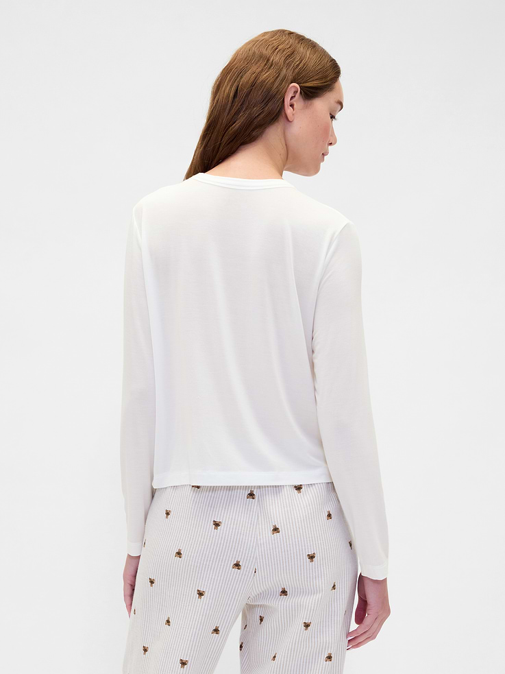Image number 3 showing, Softest Modal Pocket PJ T-Shirt