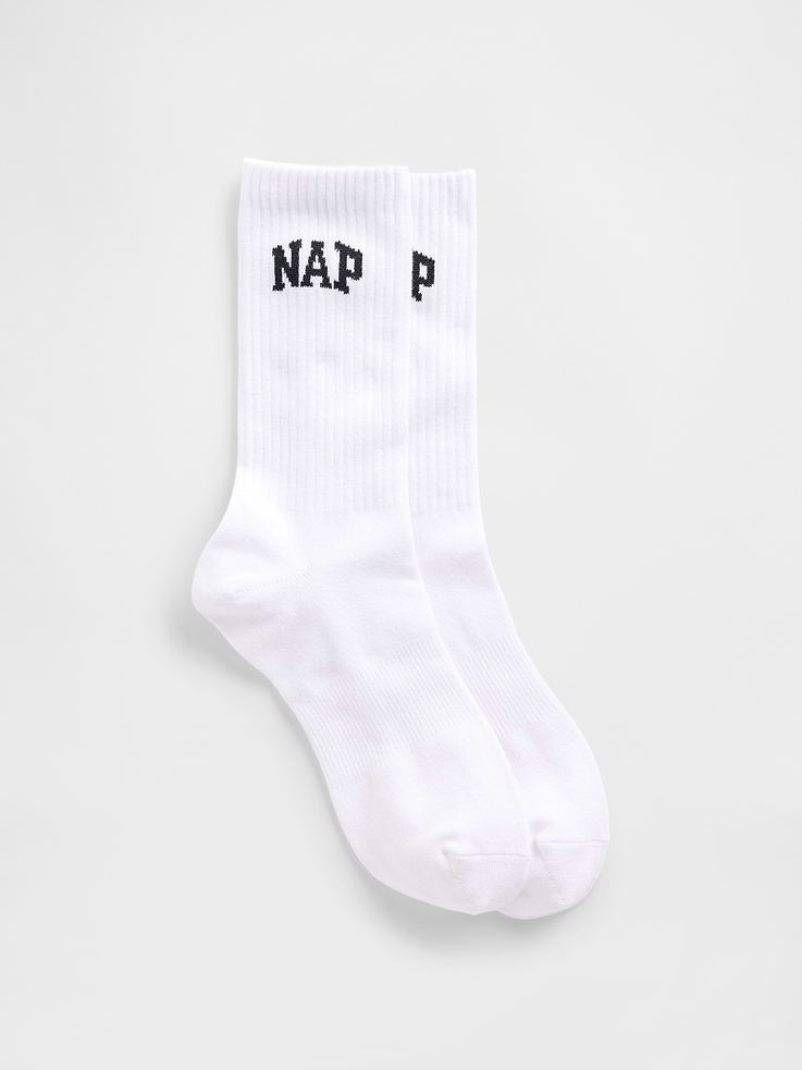 Image number 1 showing, NAP Logo Crew Socks