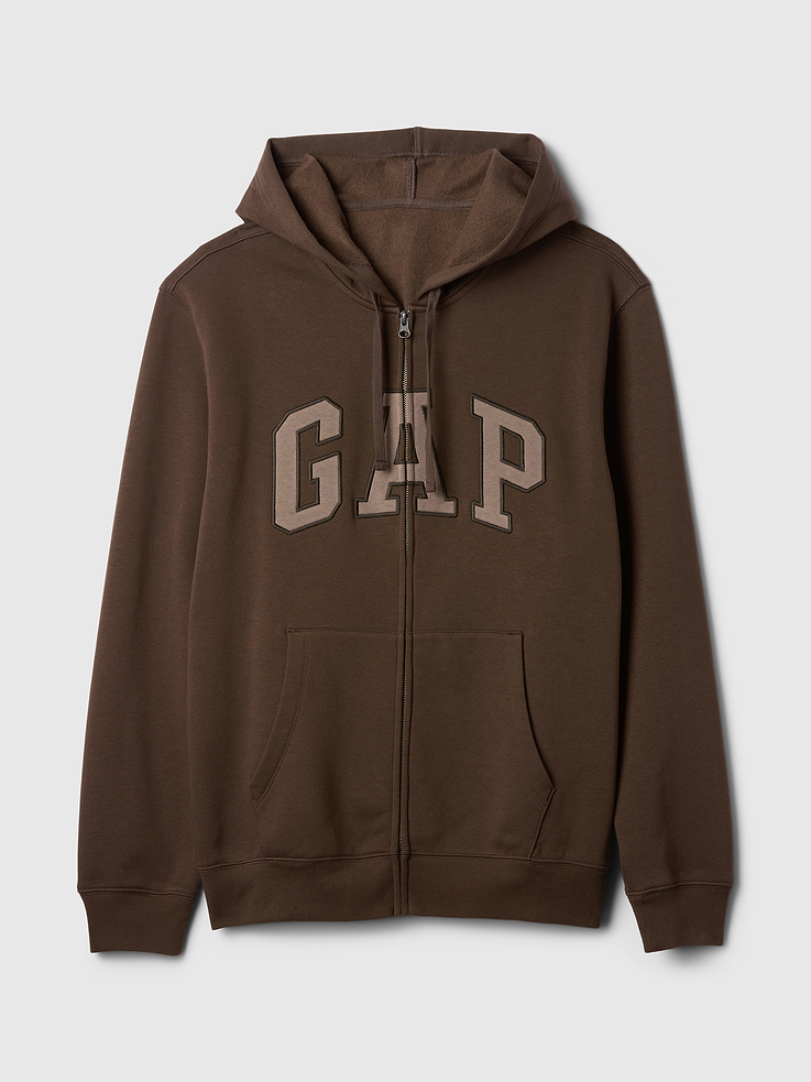 Image number 6 showing, Adult Relaxed Gap Logo Zip Hoodie