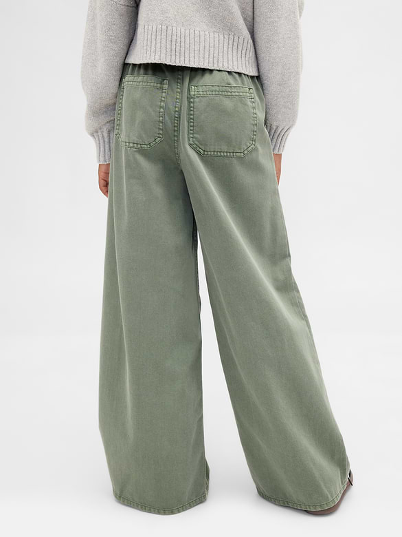 Kids Twill Baggy Pants
