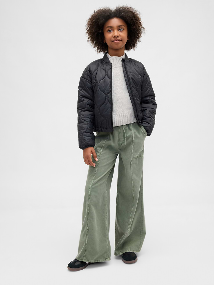 Image number 1 showing, Kids Twill Baggy Pants