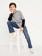 Image number 2 showing, Built-In Flex Boot-Cut Jeans for Boys