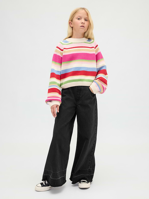 Kids Low Rise Baggy Jeans