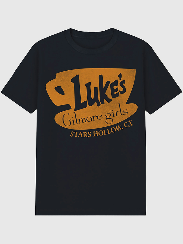 Gilmore Girls Lukes Coffee Logo Graphic T-Shirt for Men
