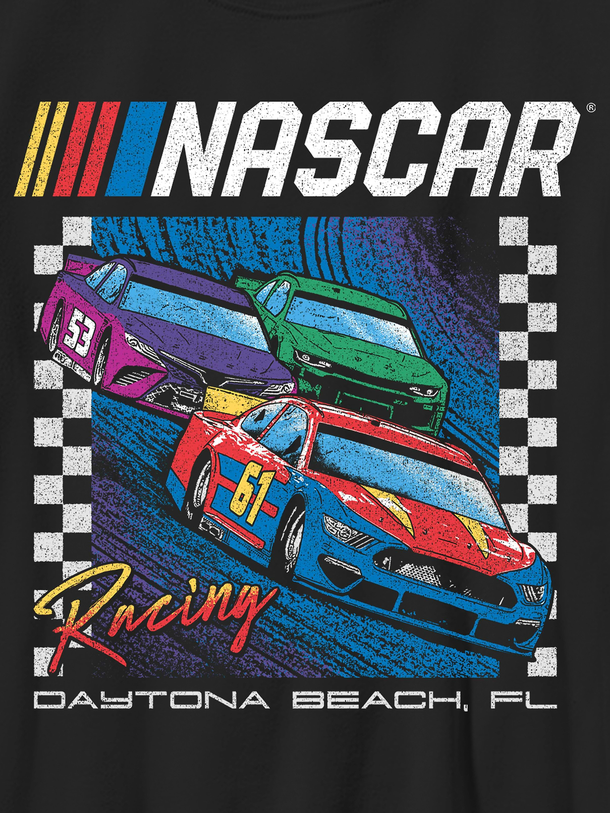 Image number 2 showing, Nascar Check Racers Graphic T-Shirt for Kids