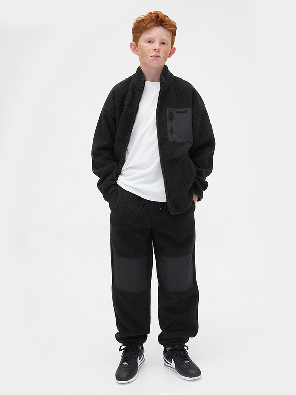 Kids Relaxed Sherpa Joggers