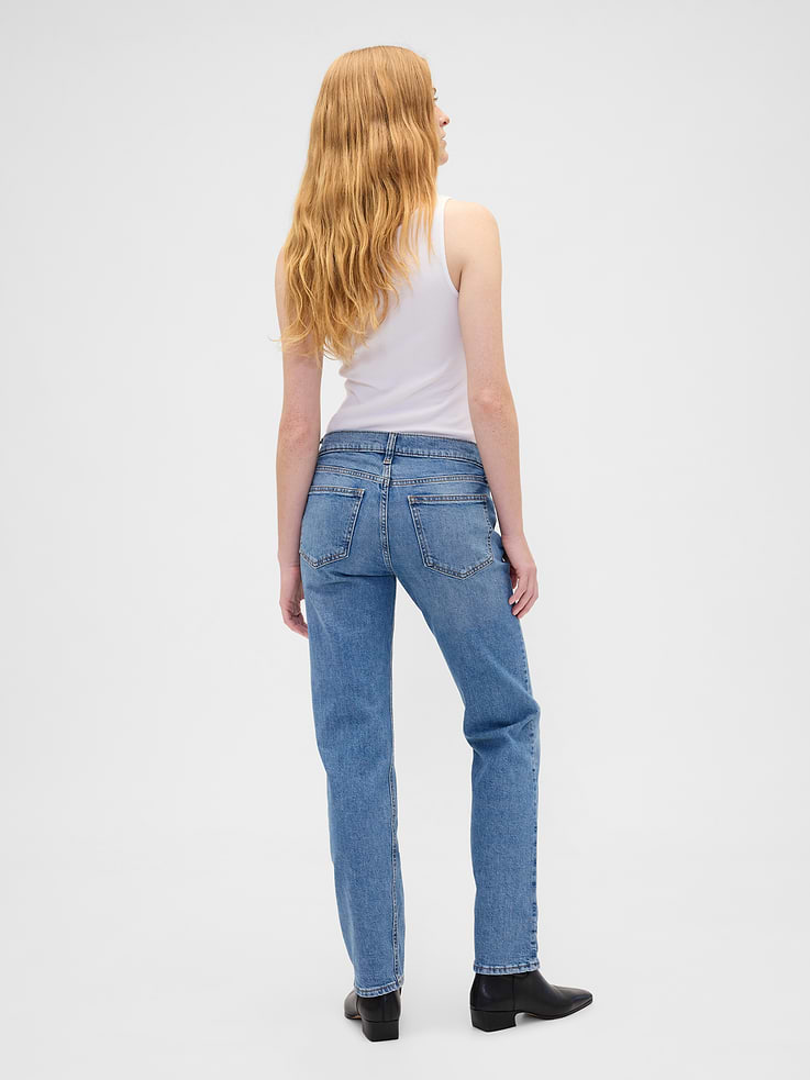 Image number 4 showing, Low Rise '90s Slim Straight Jeans