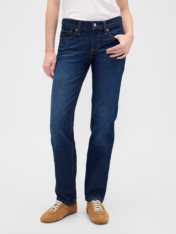 Low Rise '90s Slim Straight Jeans