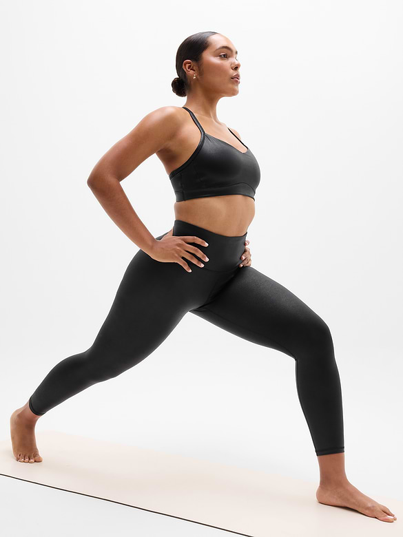 Elation High Rise Matte Foil Shine 7/8 Legging