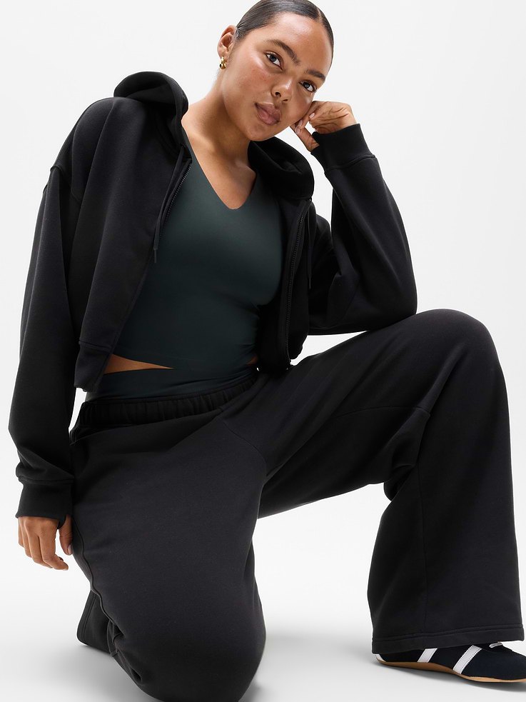 Image number 4 showing, Forever Fleece Crop Full Zip