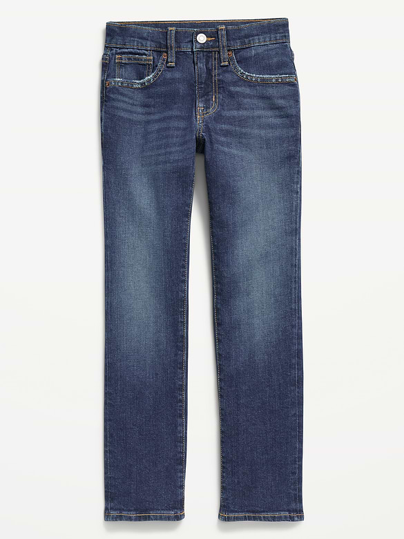 Straight-Leg Built-In Flex Jeans for Boys