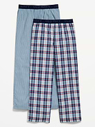 Image number 2 showing, Printed Poplin Straight-Leg Pajama Pants 2-Pack for Boys
