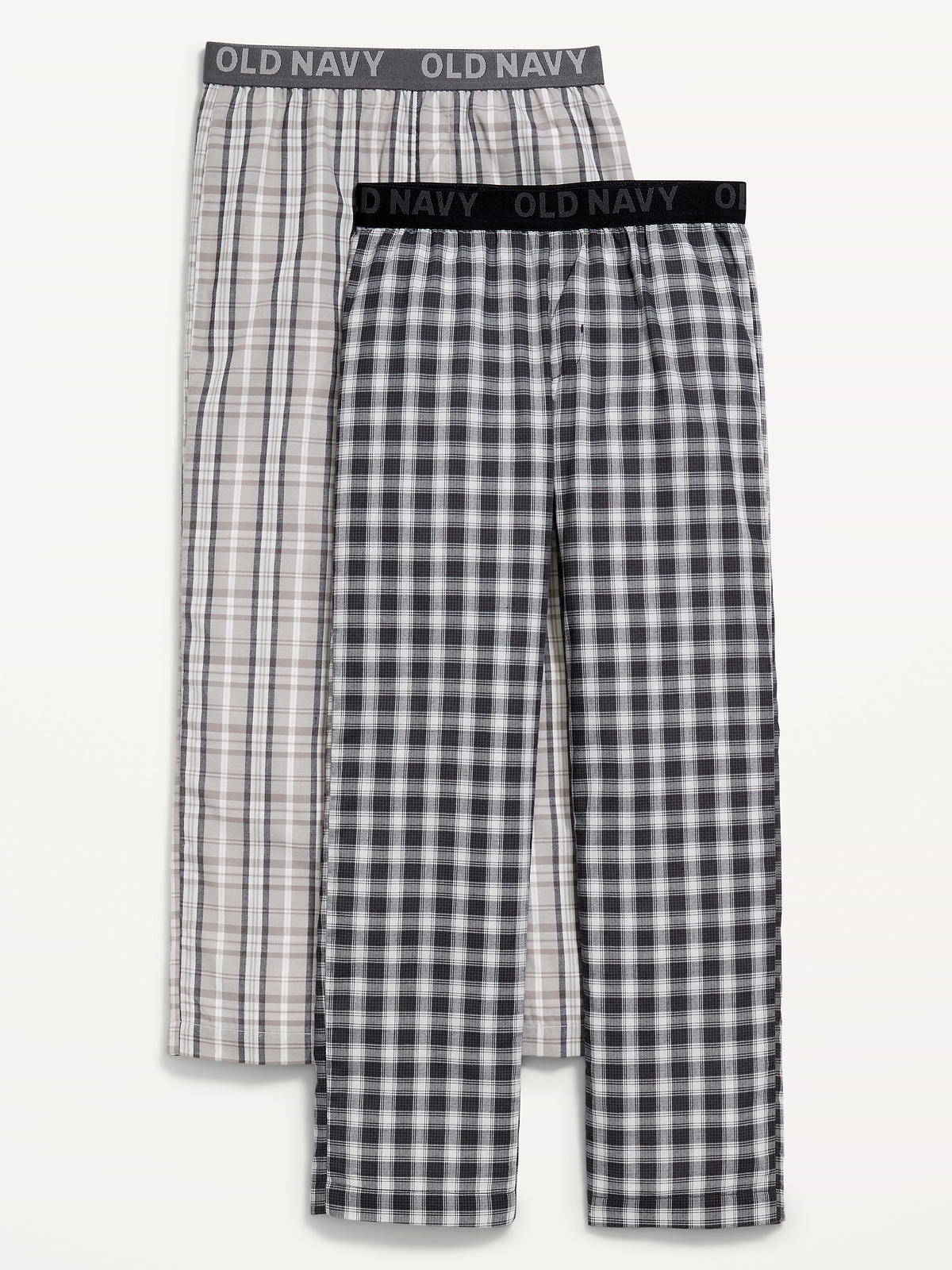 Printed Poplin Straight-Leg Pajama Pants 2-Pack for Boys