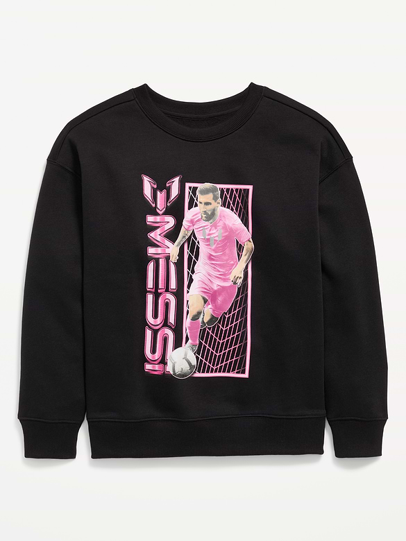 Messi™ Oversized Crew-Neck Graphic Sweatshirt for Boys
