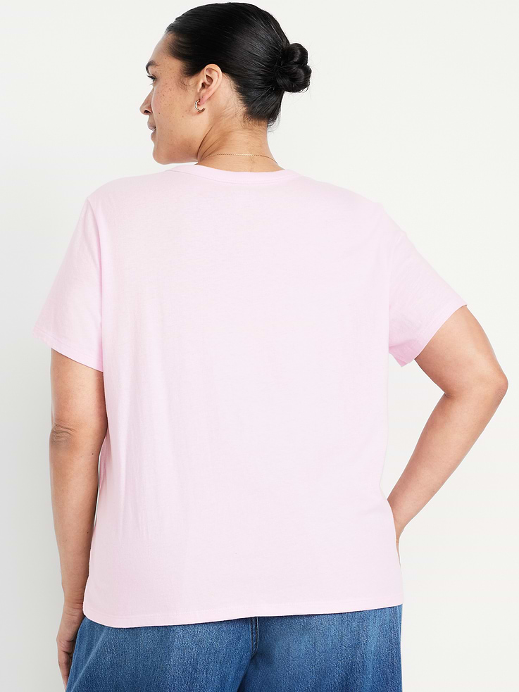 L'image numéro 7 présente T-shirt ras du cou à logo imprimé