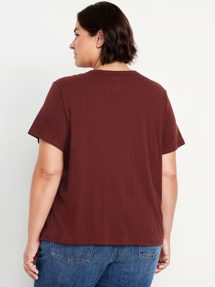 Image 8 of 8, Crew-Neck Logo-Graphic T-Shirt