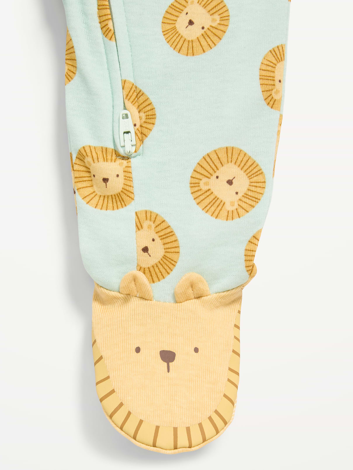 Image number 3 showing, 2-Way-Zip Sleep & Play Footed One-Piece for Baby