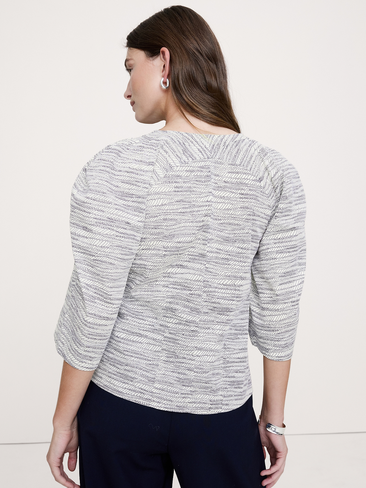 Stretch-Cotton Volume-Sleeve Top | Banana Republic Stretch-Cotton Volume-Sleeve Top | Banana Republic