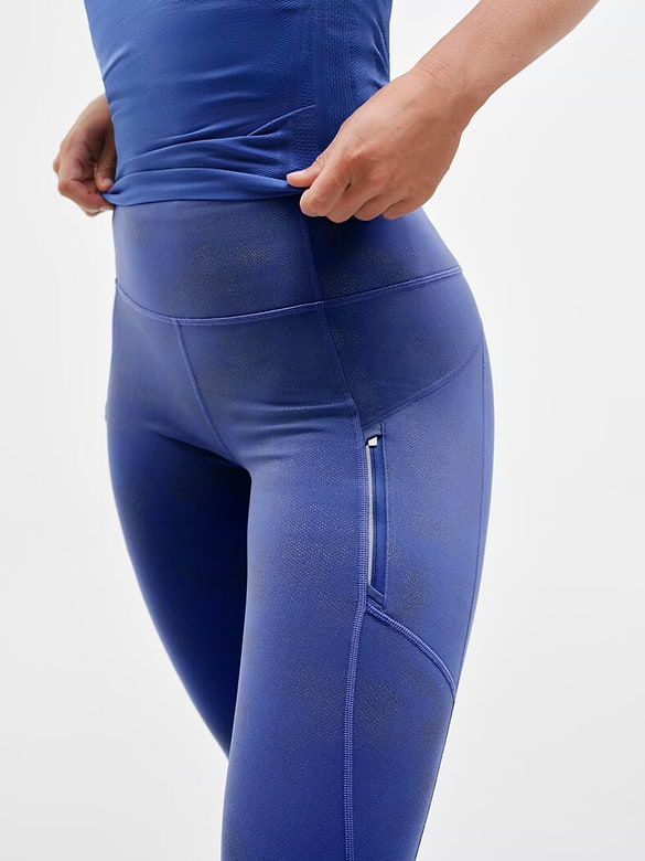 Rainier High Rise Reflective Print Legging