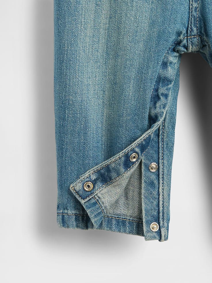 Image number 3 showing, Baby Denim Overalls