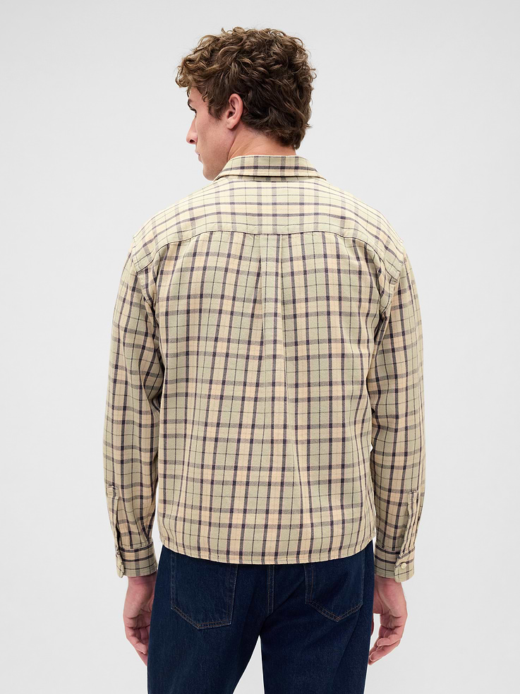 Image number 3 showing, Twill Straight-Hem Shirt