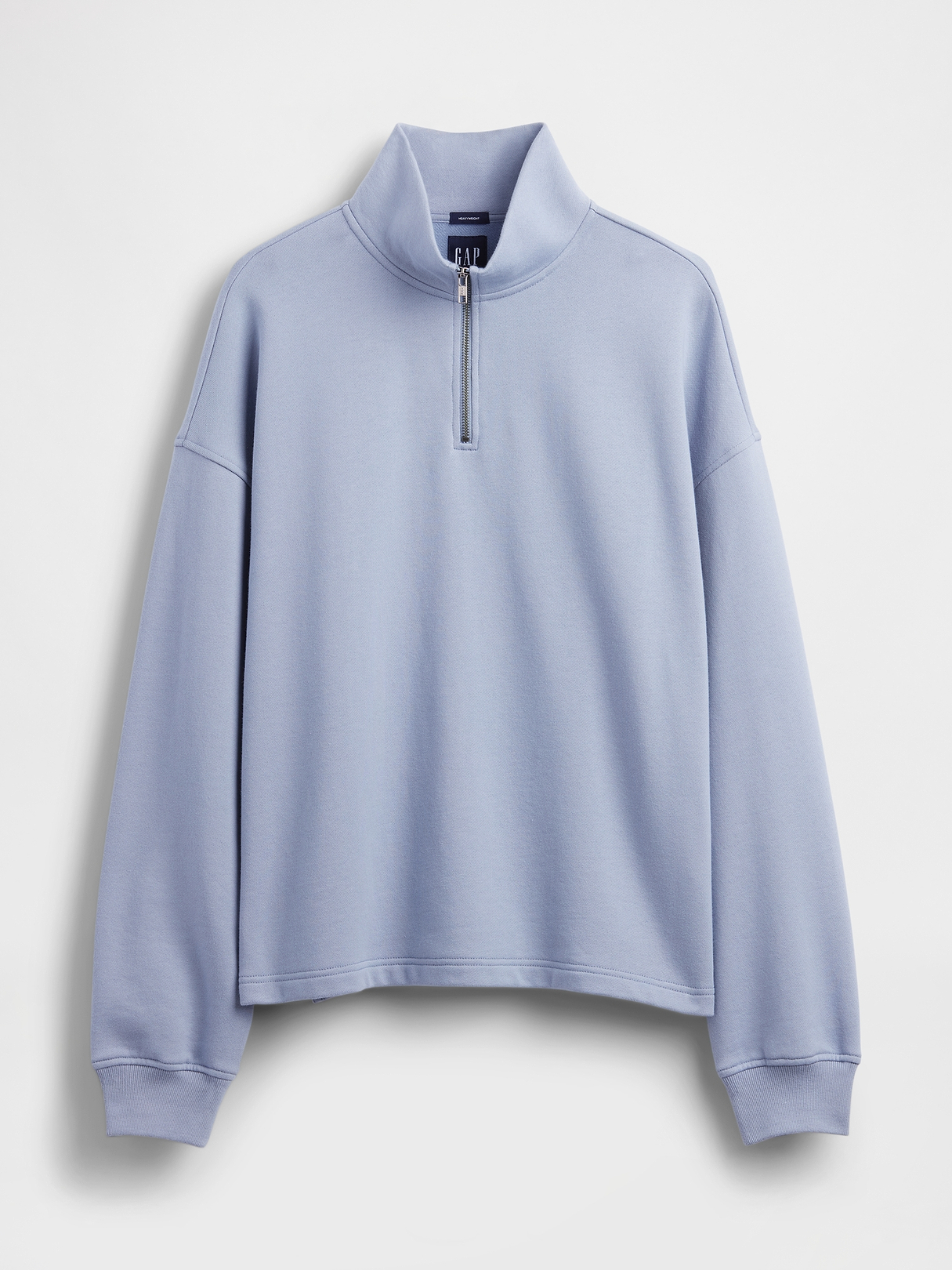 Heavyweight Oversized Quarter-Zip Pullover | Gap