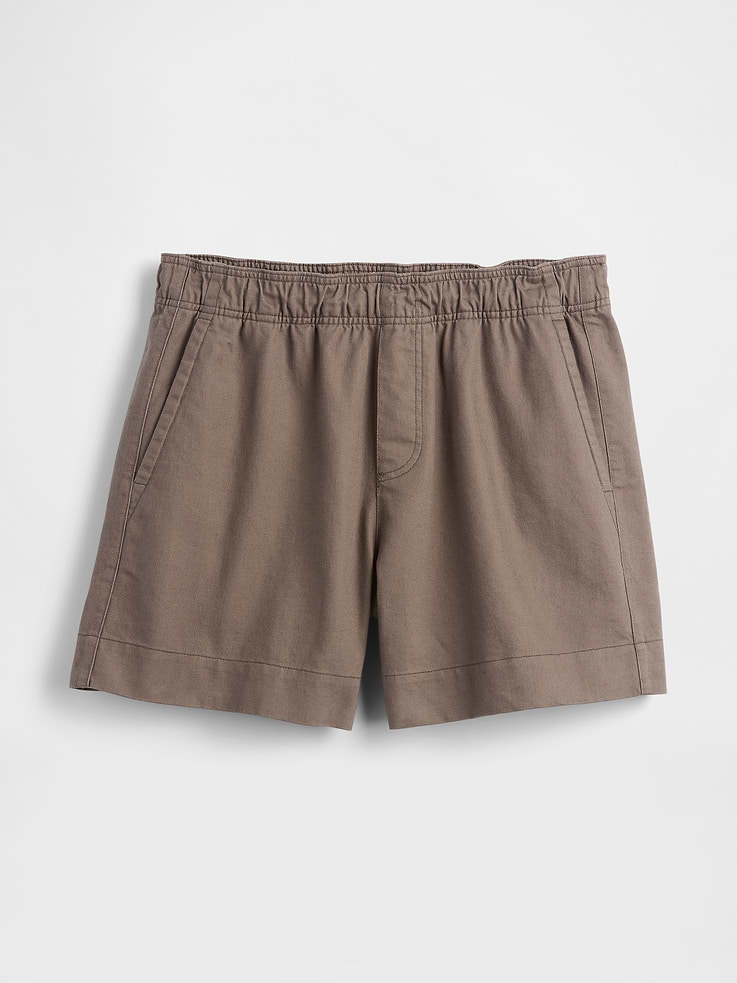 Image number 6 showing, 5.5" Linen-Blend Relaxed Shorts