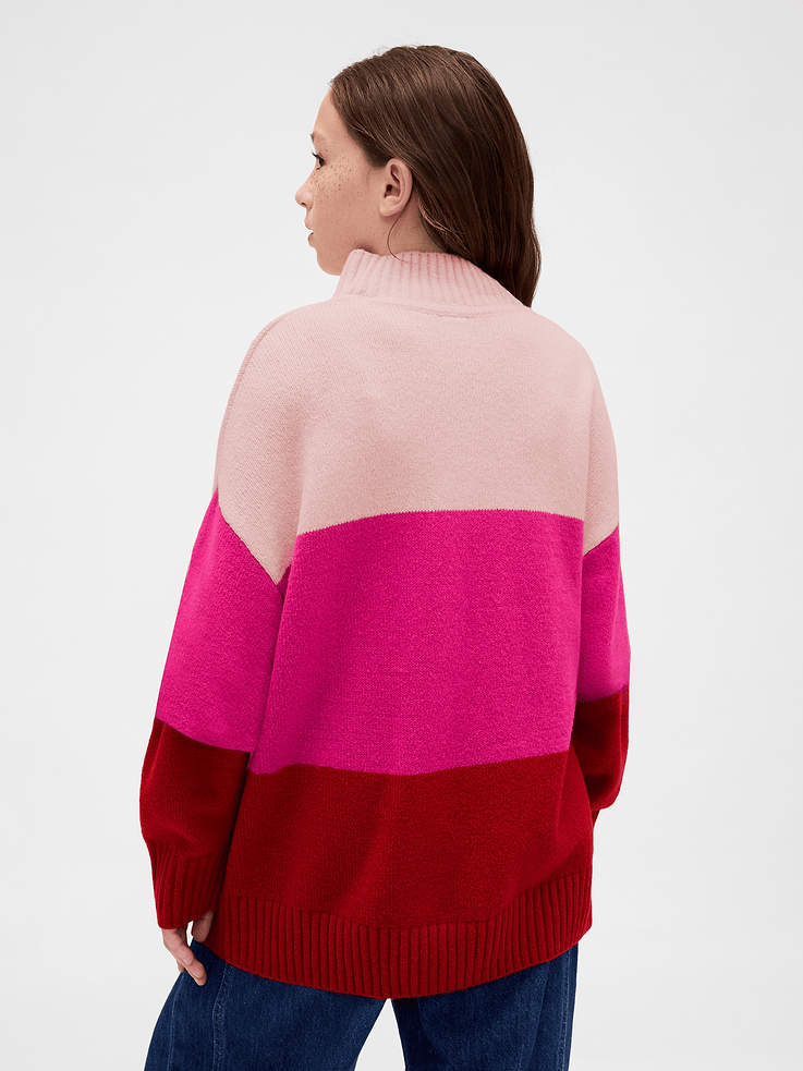 Image number 3 showing, Kids CashSoft Stripe Tunic Sweater