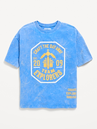 Image 1 of 1, crew neck, short sleeves, licensed graphic, ©2025 Mojang AB. All Rights Reserved. Minecraft, the Minecraft logo and the Mojang Studios logo are trademarks of the Microsoft group of companies., Product #862719