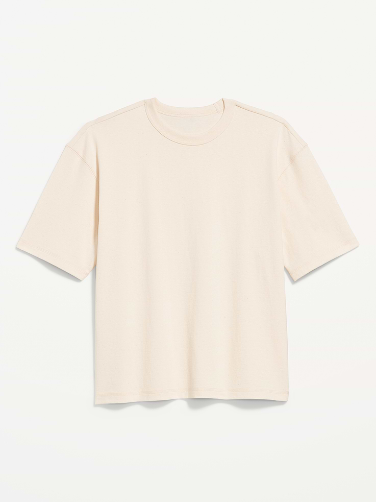 Image number 4 showing, Garment-Dyed Heavyweight Cropped T-Shirt