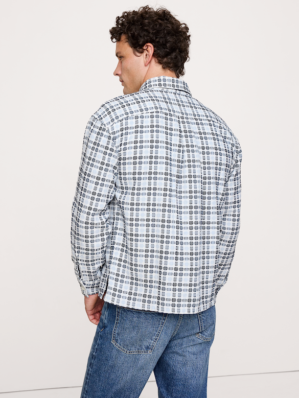 Relaxed-Fit Jacquard Shirt