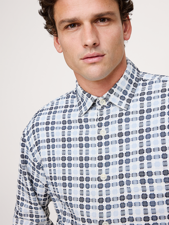 Relaxed-Fit Jacquard Shirt