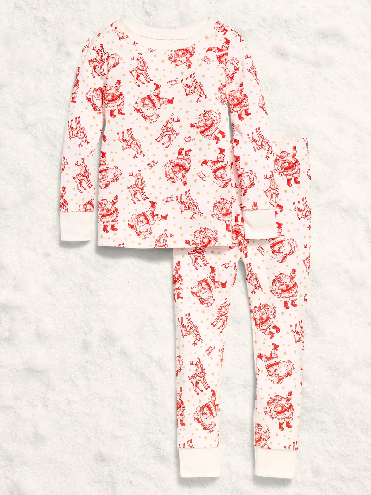 Image number 2 showing, Printed Snug-Fit Pajama Set for Toddler & Baby