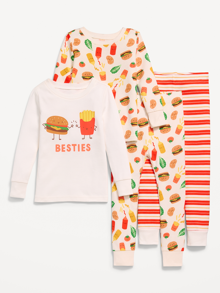 Image 2 of 3, Snug-Fit Graphic Pajama 4-Piece for Toddler & Baby